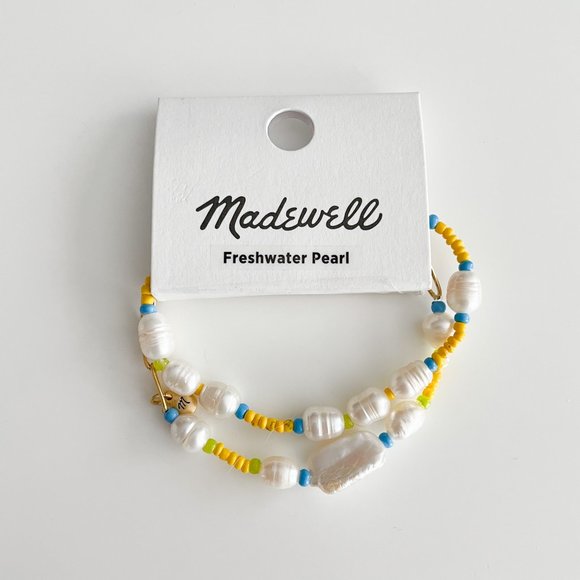Madewell Two-Pack Freshwater Pearl Seed Bead Bracelet Set - Picture 4 of 4